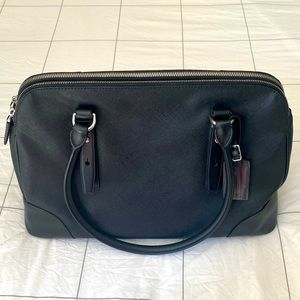Tumi Verona Saffiano Laptop Double Zip Satchel